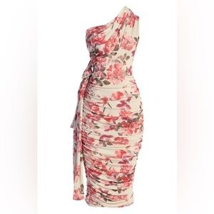 NWT JLUXLABEL Secret Meadow Floral Convertible Body-Con Dress, Large, Valentines
